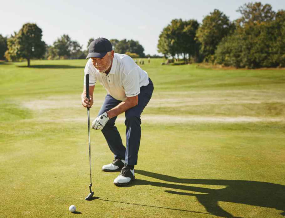 Golfer on the Green